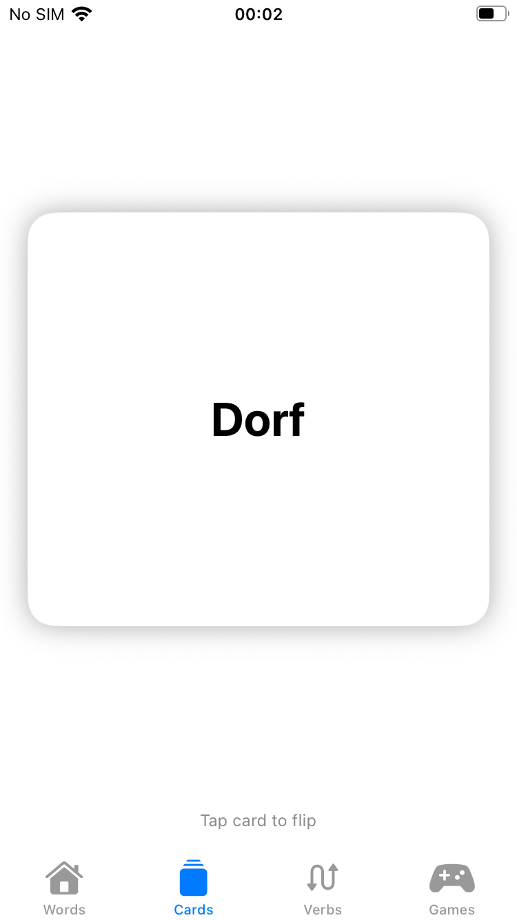 Workbook.chat Flashcards Feature Screenshot